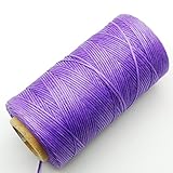 284yrd purple Leather Sewing Waxed Thread 150D 1mm Leather Hand Stitching 125g