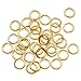 Beadaholique Brass JUMPLOCK Jump Rings 8mm Diameter 16 Gauge Thick (50)