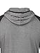 OLLIN1 Mens Long Sleeve Color Block Raglan Shirt with Hoodie