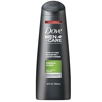 Dove Mens 2-In-1 Fresh Clean Shampoo + Conditioner 12oz (3 Pack)