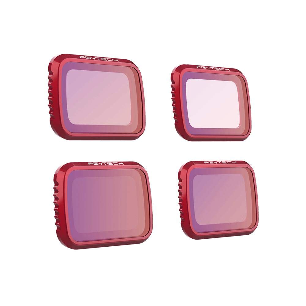 PGYTECH UK P-16A-034 DJI Air 2 Neutral Density Filter Set (Professional) Waterproof & Oilproof, 8/16/32/64