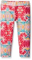 PUMA Big Girls' Active Legging Capri, Purple Cactus, 7 (Small)