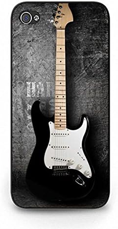 Iphone 5 5s SE Case,Guitar Phone Case,Creative Vintage Guitar Printed Pattern Custom Hard Case for Iphone 5 5s SE