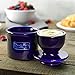 Butter Bell - The Original Butter Bell crock by L Tremain, a Countertop French Ceramic Butter Dish Keeper for Spreadable Butter, Café Retro Collection, Cobalt Blue, Glossy Finish