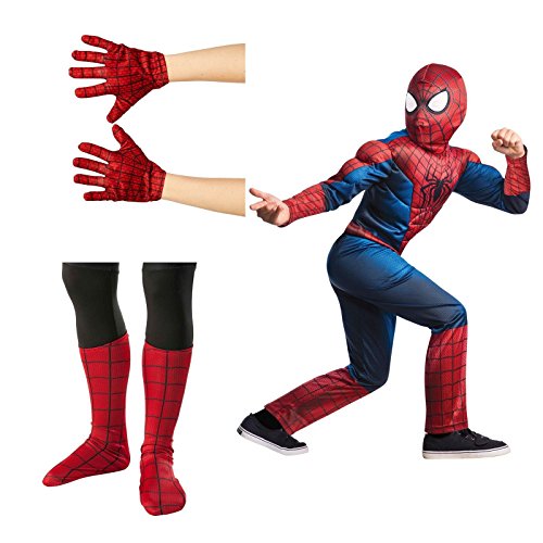 Amazing Spider-Man 2 Deluxe Child Costume Bundle Set - Large (12/14)