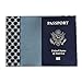 Fashion passport covers luxury stylish travel ID holder eco leather for women