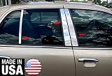 Made In USA! Works With 1992-2011 Mercury Grand Marquis 6PC Stainless Steel Pillar Post Trim