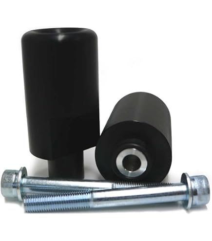 Shogun No-Cut Frame Sliders For 2005-2006 Suzuki GSXR1000 - Black Crash Protection