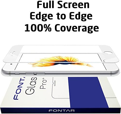 iPhone 7 Plus Tempered Glass Screen Protector, Fontar [3D Touch Compatible] Edge to Edge 4D Full Coverage Tempered Glass Film for iPhone 7 Plus 5.5"