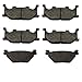 Volar Front & Rear Brake Pads - 2007-2016 Yamaha V Star 1300 XVS1300 A/CT Tourer