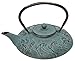 Cast Iron Teapot - Tranquility Waves, Blue - 27oz/0.8L (not for stove top use) - Old Dutch International (006BL)