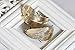 Cfalaicos Hair Accessories Leaf Ponytail Holders Hairbands Hair Circle Women Simple Ponytailer (1pcs metal leaf)