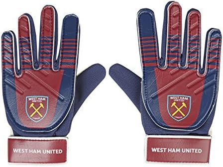 West Ham United FC Official Soccer Gift Kids Youths Goalkeeper Goalie Gloves