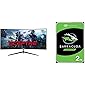 Sceptre 30-inch Curved Gaming Monitor, Metal Black & Seagate Barracuda 2TB Internal Hard Drive HDD – 3.5 Inch SATA 6Gb/s…