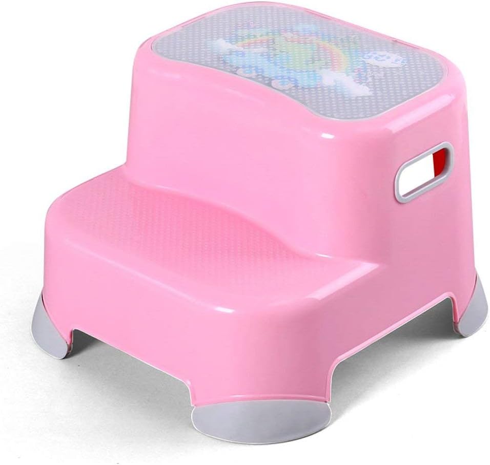 WEHOLY Functional Stool Stool Double Children's Footstool Baby Anti