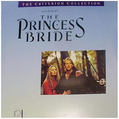 The Princess Bride Laserdisc Criterion Collection Widescreen Rob Reiner's, Cary Elwes, Mandy Patinkin, Andre the Giant, Wallace Shawn, Robin Wright