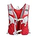 LANZON 2L Hydration Pack (NO Bladder), Marathon Running Vest, Hiking Cycling Backpack (2L Hydration Vest (NO Bladder) - Red)