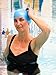 Vitchelo Waterproof Extra Large Swim Caps for Long Hair - Silicone Swimming Cap Dreadlocks Women & Ladies That Keeps Hair Dry (Blue)
