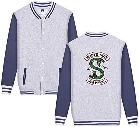 OOHPA Riverdale Southside Serpents Hoodie -Cotton Fabric Long Sleeve Sweatshirt Unisex Pullover