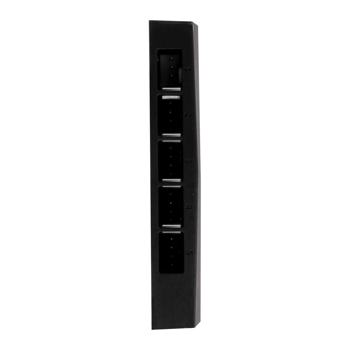 ARCTIC Case Fan Hub - 10-fold PWM Fan Distributor with SATA Power - Black