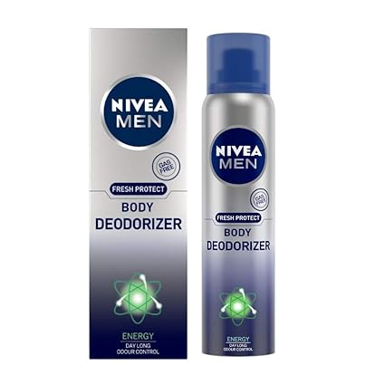 Nivea Men Body Deodorizer Energy, Gas Free Deodorant 120ml