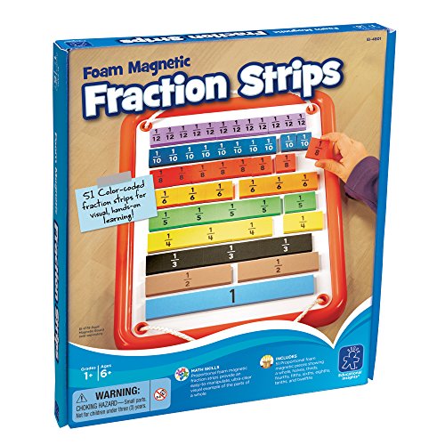 Educational Insights Foam Magnetic Fraction Strips