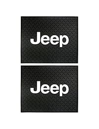 Jeep alfombras de goma para asientos delanteros y traseros con logo para SUV   4 piezas