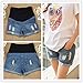 Sunny Thin Shorts Plus Size Summer New Jeans Pregnant Women Maternity Shorts Linen Pants Care Belly Denim Cotton