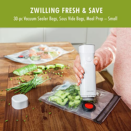 ZWILLING Fresh & Save Set 30pc Vacuum Sealer Bag for Food, 1/2 Gallon