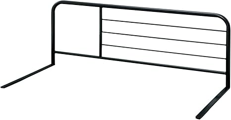 Amazon Co Jp 弘益 ベッドガード ブラック 約 5 45 34cm ホーム キッチン