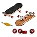 Wooden Maple Fingerboard with Red Wheels - Starter Edition by Delight eShop