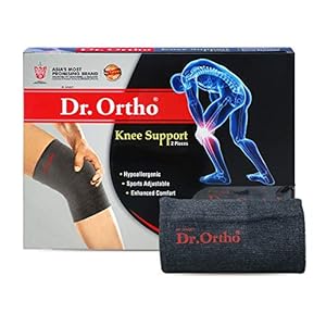 Dr Ortho, Knee Support, Grey, 1 count, large (DSDRKNEECAP)