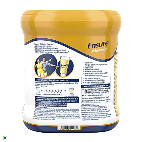 Ensure Adult Nutrition Health Drink Ensure Diabetes Care Adult Nutrition Health Drink- 400g (Vanilla) - Buy