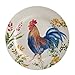 Paula Deen Dinnerware Garden Rooster 16-Piece Stoneware Dinnerware Set, Print -