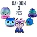 WATINC Random 3Pcs Jumbo Starry Squishy, Kawaii Cream Scented for Kid Toy, Lovely Toy,Stress Relief Toy,Decorations Toy Gift Fun
