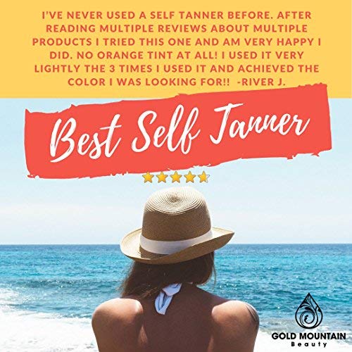 Self Tanner Tanning Lotion - Organic and Natural Ingredients. Extend Sunless Tan while Moisturizing Skin. Buildable Golden Bronzer for a desired Light, Medium, or Dark Natural Looking Streak Free Tan,Package may vary - Thumbnail 6