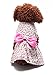 Petroom Elegant Floral Puppy Dog Dress, Sundress Vest Shirt for Small Dogs Cats,Pink M