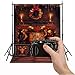 CAMTOA 7x5ft Christmas Photography Background Red Candle Fire Studio Backdrop ( NO INCLUDE THE STAND ! )