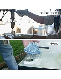 BABAN Diamante Corona Broca agujero sierra Set para cortador de mármol de cerámica de vidrio 6   32 mm, 10 unidades)