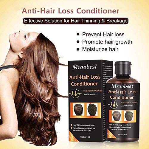 Hair Growth Conditioner, Damaged Hair Mask, Hair Conditioner, Anti-Hair Loss Conditioner, Hair Thickening Conditioner for The Regrowing, Deep Treatment of Damaged & Dry Hair