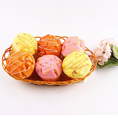 Lanlan Simulation Sprinkle Artificial Food Cake Puff Kitchen Toy Decoration Fake Cupcake Random Color - Thumbnail 4