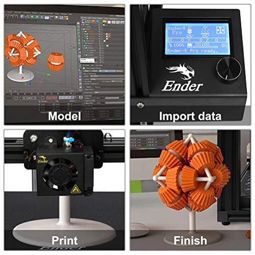 Ender 5 Pro Printer 2 X 2 X 300mm All Metal Frame Diy Kit 3d Printer