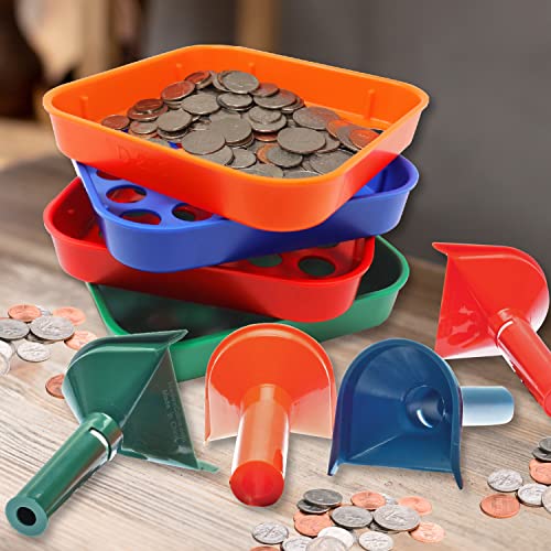 Nadex Sort and Wrap Set4 Wrap Coin Tubes and 4 Quick Sort Coin Trays