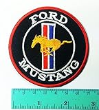 Ford Mustang Racing Sport Automobile Car Motorsport Racing Logo Patch Sew Iron on Jacket Cap Vest Badge Sign