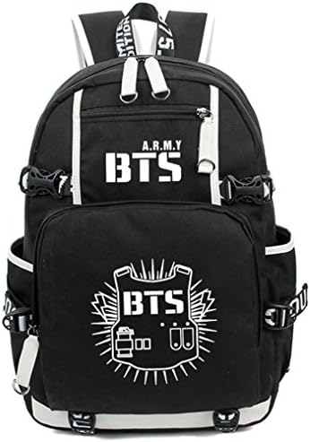 Ramblew Luminous Backpack Daypack School Bag for KPOP Bangtan Boys BTS Cosplay