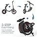 Gyroor 450W Folding Electric Bike, Up to 23MPH with 20 Miles Range, 14 Inch Air-Filled Tires, 3 Adjustable Speeds Electric Bikes for Adults with Dual Braking Systemthumb 3