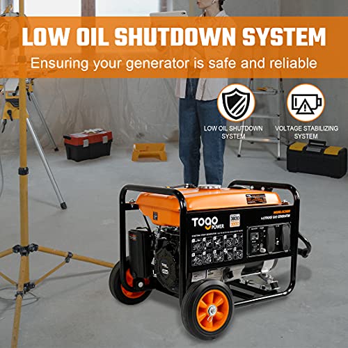 Togo Power Portable Generator, 3600 Peak Watts 120 Volts Industrial