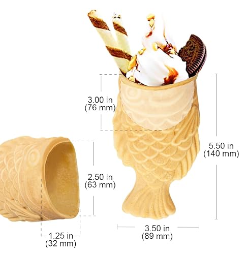 taiyaki ice cream cone maker