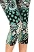 VIV Collection One Size Print Capri Leggings, Rainforest Paisley