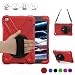 BRAECN iPad Mini 4 Case for iPad Mini 5 Case with 360 Degree Swivel Stand/Hand Strap/Shoulder Strap Case [Heavy Duty] Three Layer Ultra Hybrid Shockproof Full-Body Protective Fit Mini iPad 5 Case/Red primary